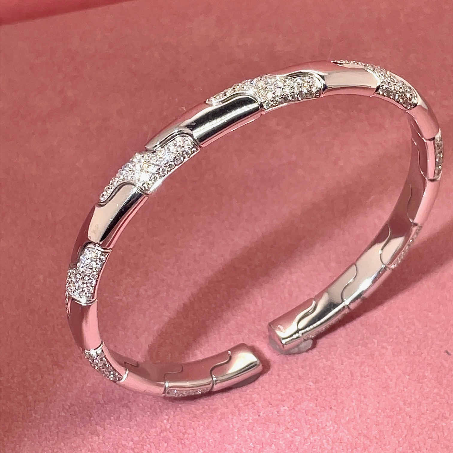 white gold bracelet for women McLean