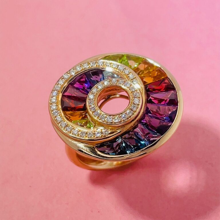 tourmalines gold ring tysons