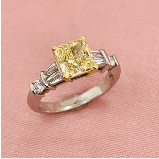 yellow diamond ring northern virginia